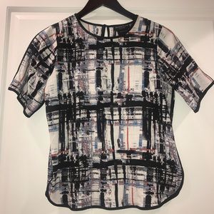 colorful short sleeve top